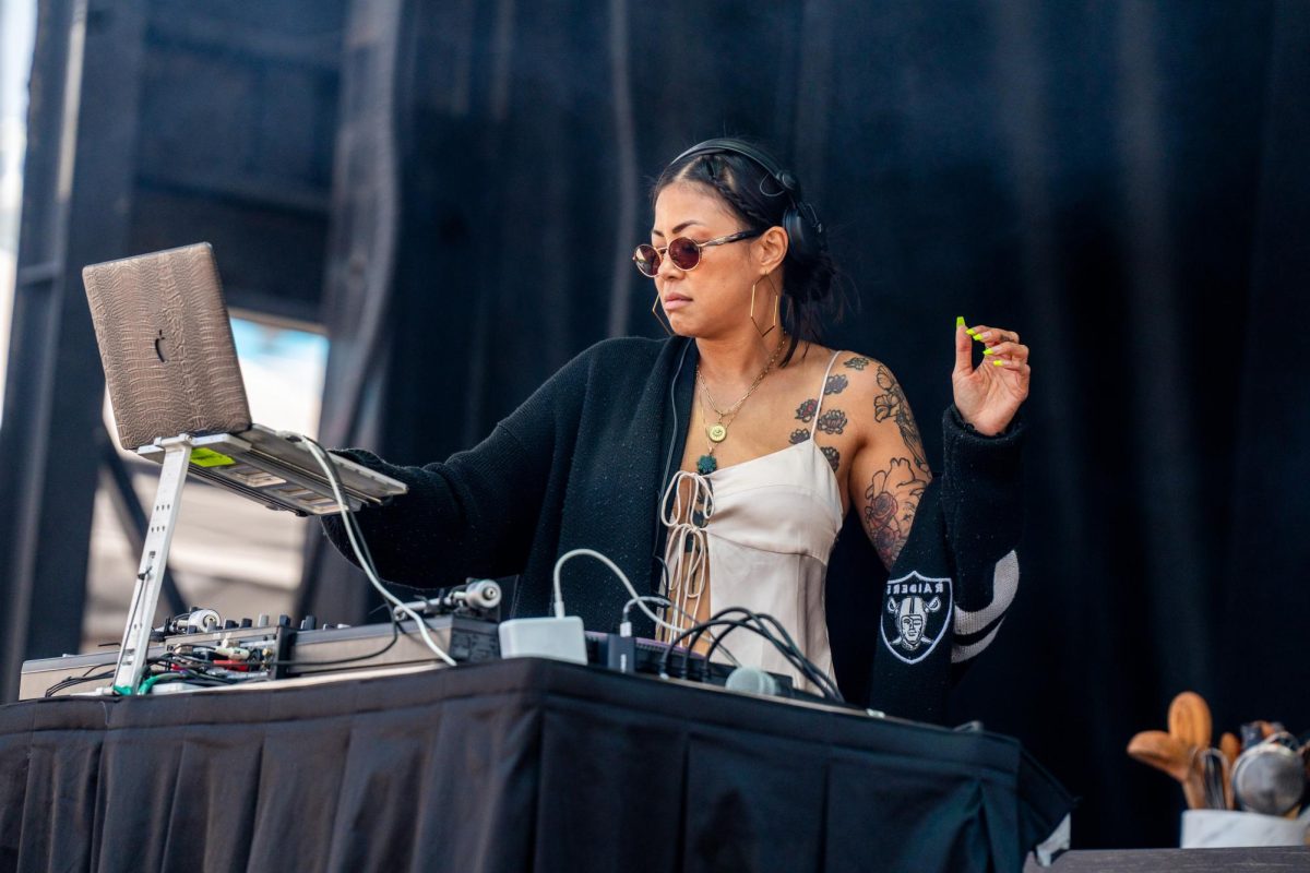 DJ Umami gets the crowd going as the first act on the Williams-Sonoma Culinary Stage on day one of BottleRock Napa Valley, Friday, May 24, 2024.