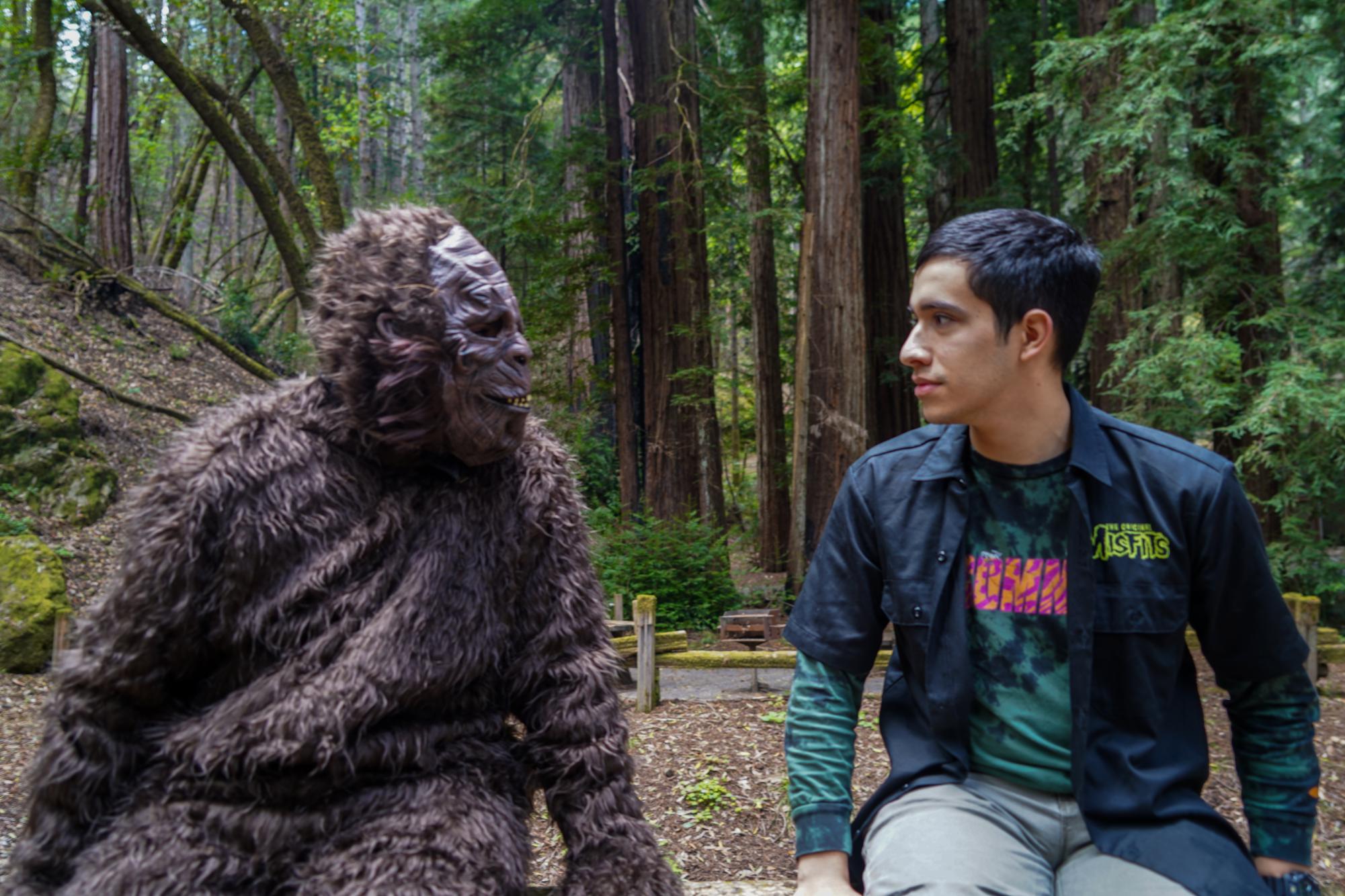 The Oak Leaf reporter Sal Sandoval-Garduño and the manifestation of his inner Bigfoot confront each other after Sandoval-Garduño realized that Bigfoot was in his heart all along. 