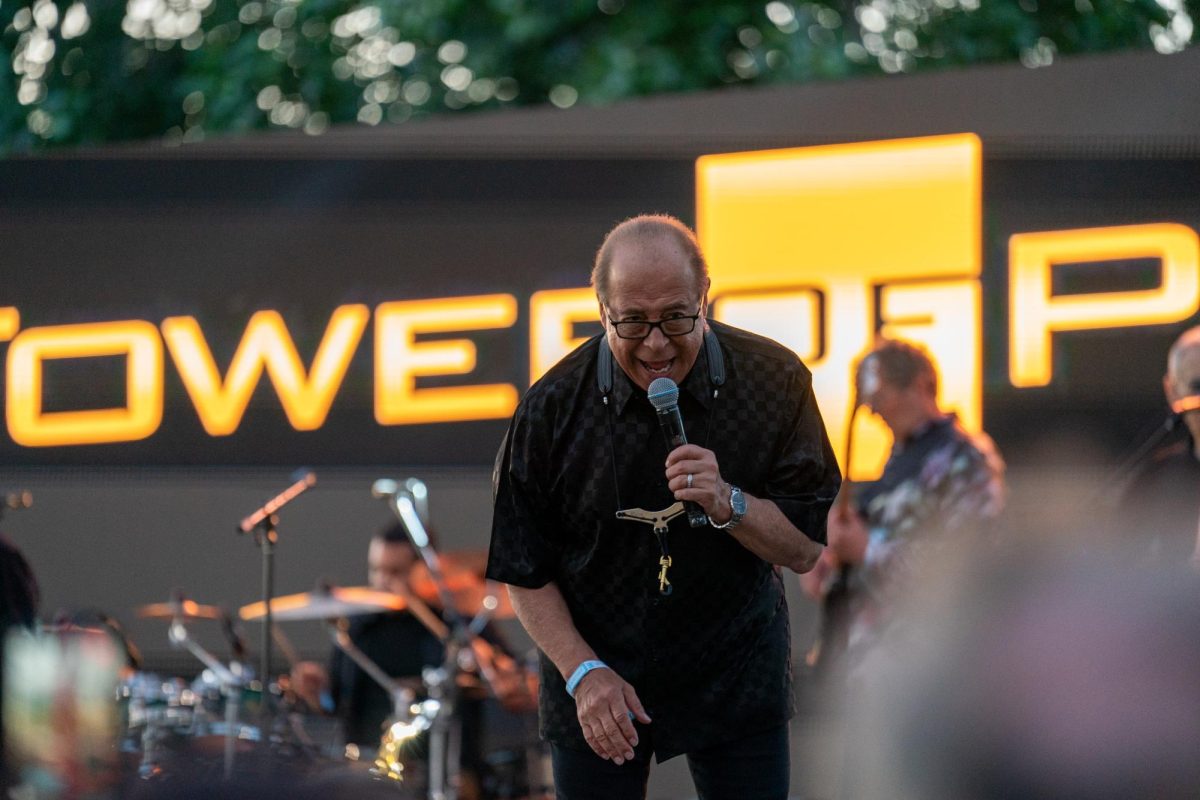 Emilio Castillo of Tower of Power sings on the Prudential Stage at BottleRock Napa Valley on Saturday, May 25, 2024.