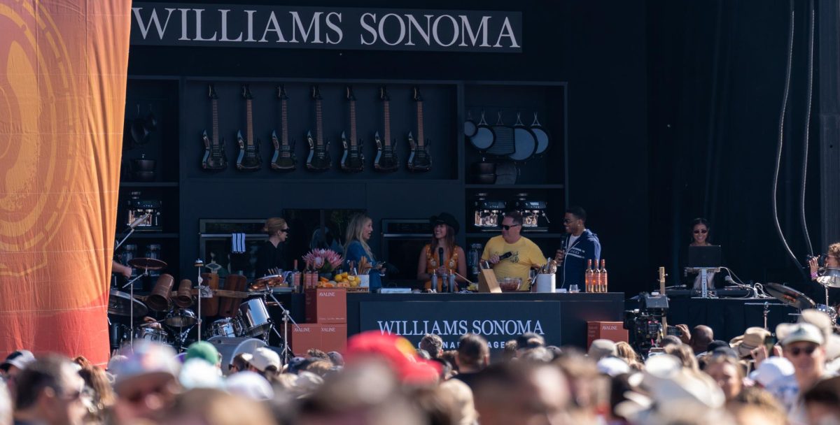 Katherine Power, Cameron Diaz, Nelly and Tinx at the Williams-Sonoma Culinary Stage at BottleRock Napa Valley on Friday, May 24, 2024.