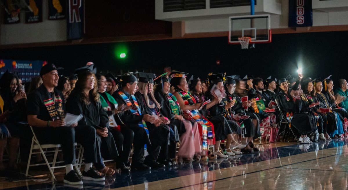 Graduating students were left in the dark as a power outage struck during the opening remarks at the 11th annual Latinx graduation on May 18, 2024.
