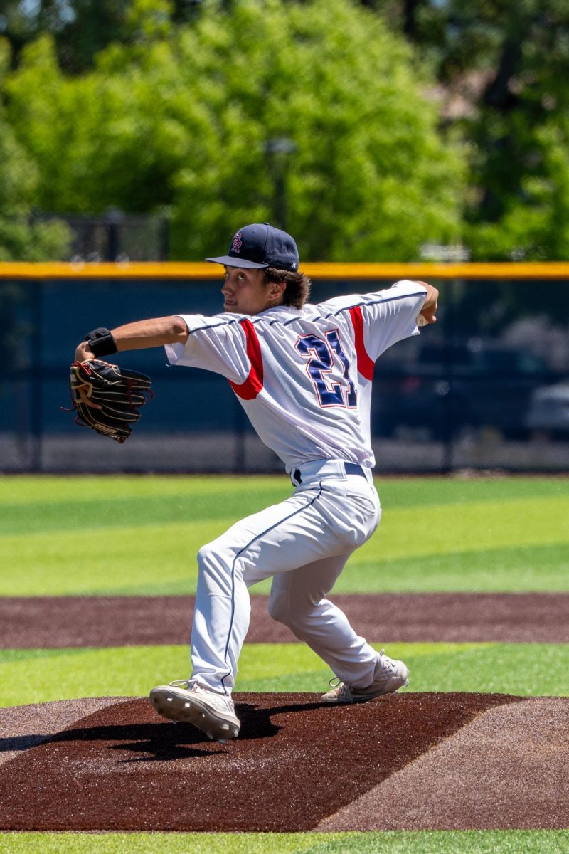 Pitcher Jordan Giacomini starts on the mound for the Bear Cubs against College of San Mateo in game 1 of the CCCAA Regional Playoffs at home on Thursday, May 2, 2024.