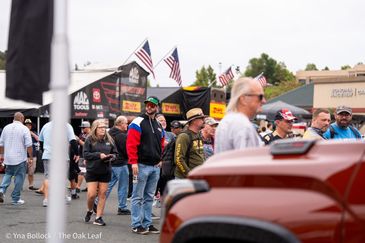 Fans are out in full force ahead of Saturday's first round at the DENSO NHRA Sonoma Nationals on Saturday, July 27, 2024 in Sonoma. 