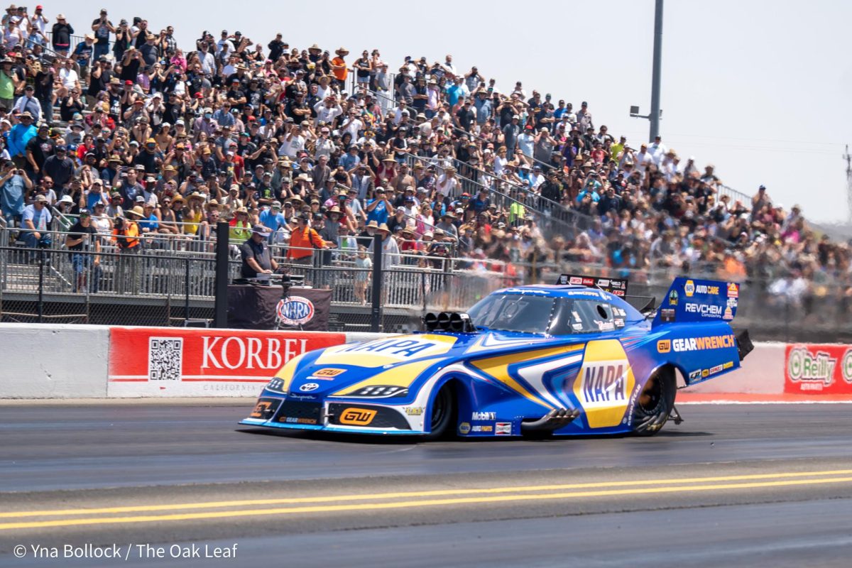 Funny Car driver Ron Capps wins the second round of the day with a run of 3.907 ET at 330.72 mph at the DENSO NHRA Sonoma Nationals on Sunday, July 28, 2024 in Sonoma. 