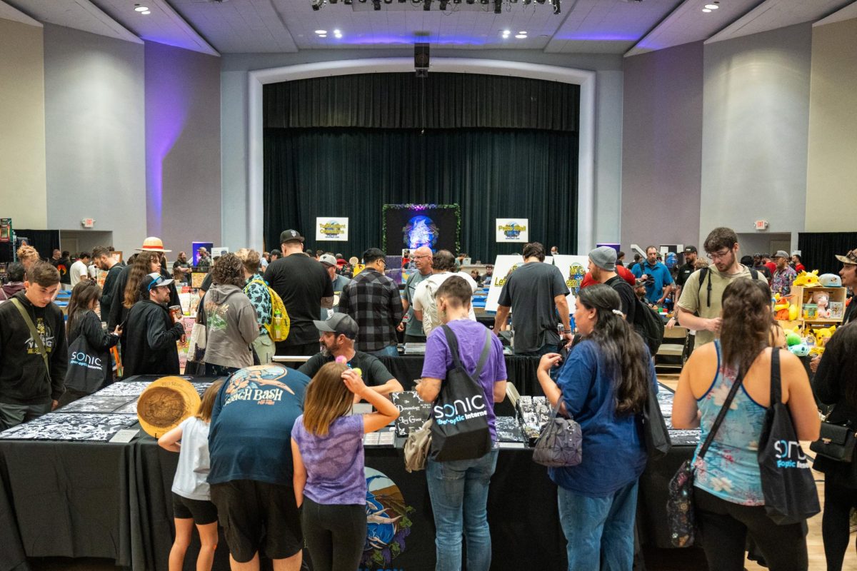 The Santa Rosa Veteran's Memorial Building begins to fill up as various tournaments take place at Sonoma Con in Santa Rosa on Saturday, August 31, 2024.