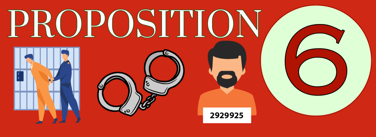 A “Yes” vote on Proposition 6 would amend the California Constitution to prohibit involuntary servitude in the prison system, instead allowing the Department of Corrections and Rehabilitation to award inmates who voluntarily work with reduced sentences.