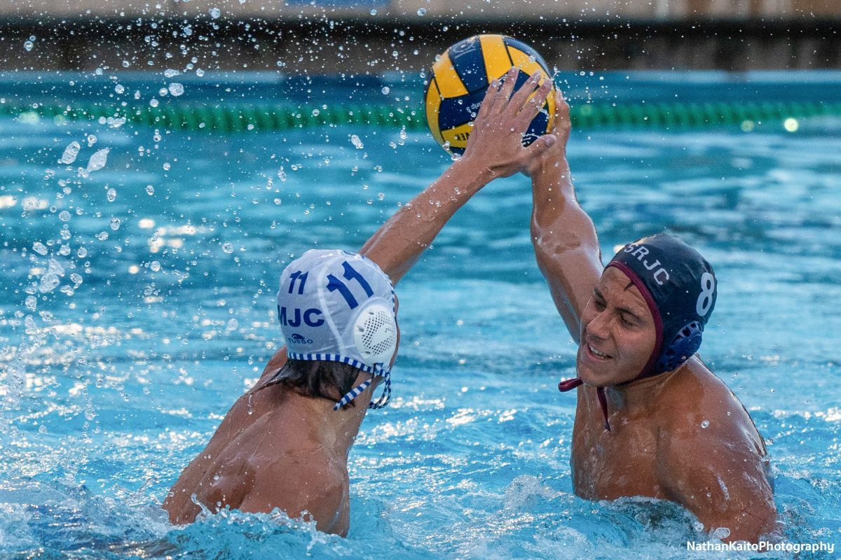 Bear Cubs’ utility and sophomore Enrique Jiminez’s pass gets blocked against Modesto on Wednesday, Oct. 30, 2024. 