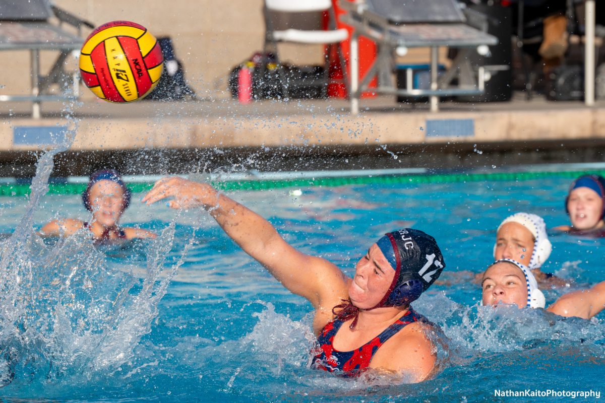 Santa Rosa’s attacker Addison Kolsevitz unleashes a shot against Modesto on Wednesday, Oct. 30, 2024.