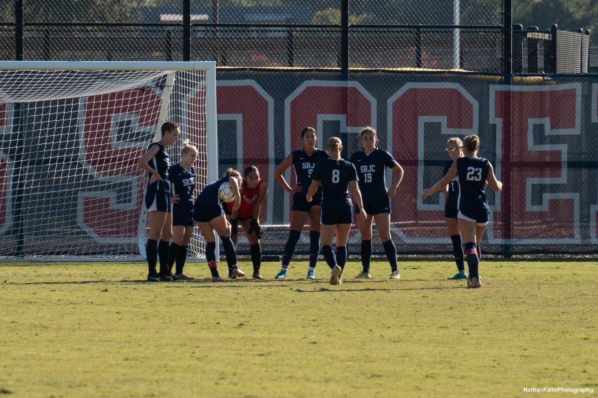 The Bear Cubs regroup after conceding the equalizer against Modesto at home on Friday, Nov. 8th, 2024