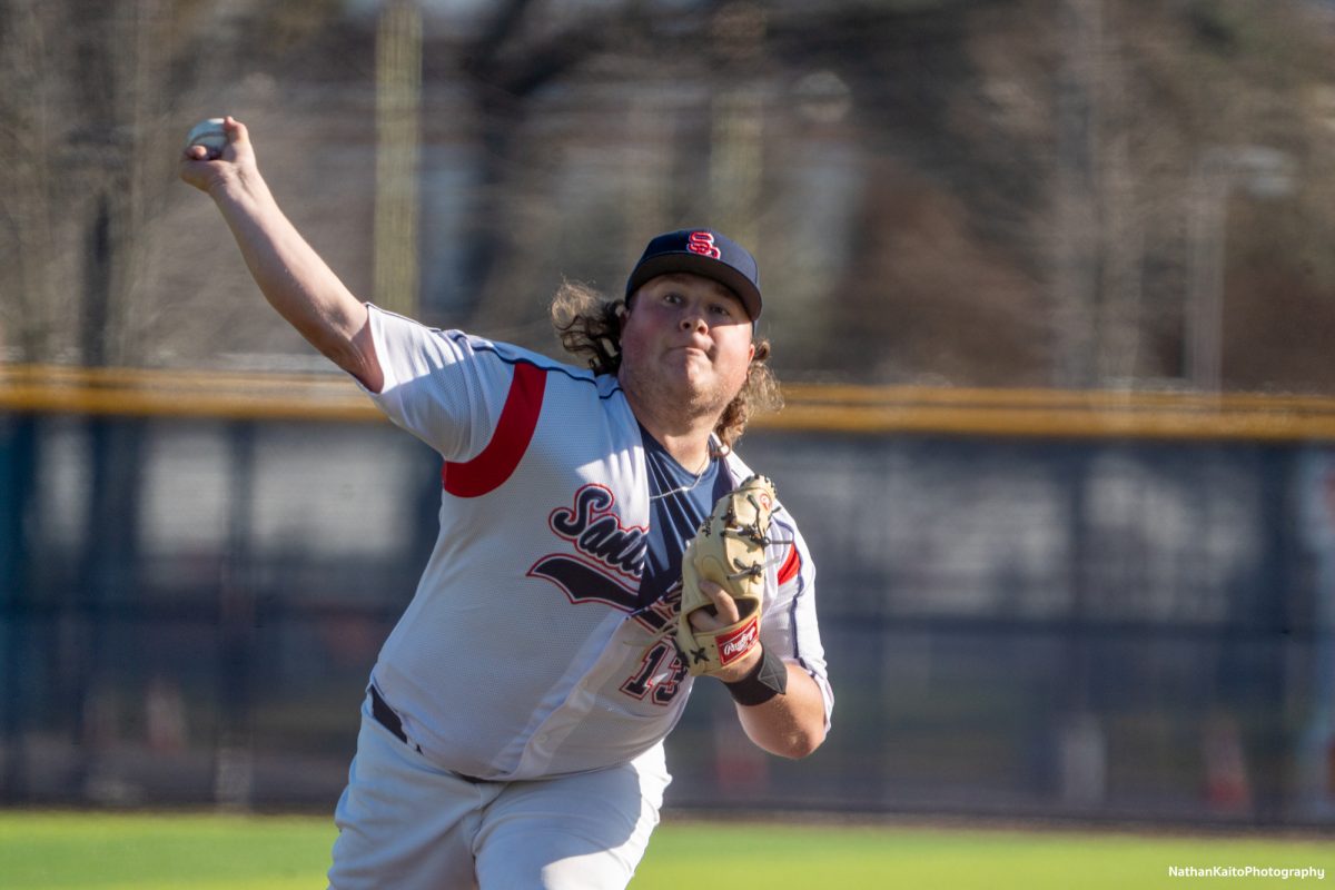 Bear Cubs pitcher Luke Dillon threw three dominant innings allowing no hits, no runs and one walk against West Valley College on Tuesday, Jan. 28, 2025 in Santa Rosa.