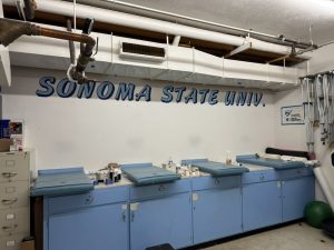 Sonoma State Sports Health facilities. Several players are rehabbing from injuries across all sports, and will likely have no playing time in the coming spring season. Without film they have a much lower chance of being recruited by another school to play their sport.