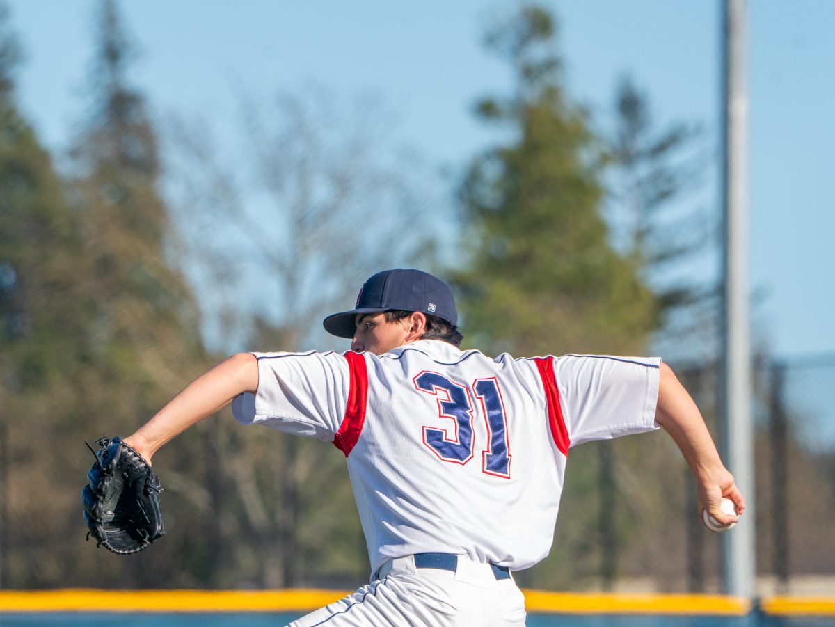 Santa Rosa pitcher Luke Schat takes over for the Bear Cubs in the top of the sixth against Modesto at home on Tuesday, Feb. 25, 2025.