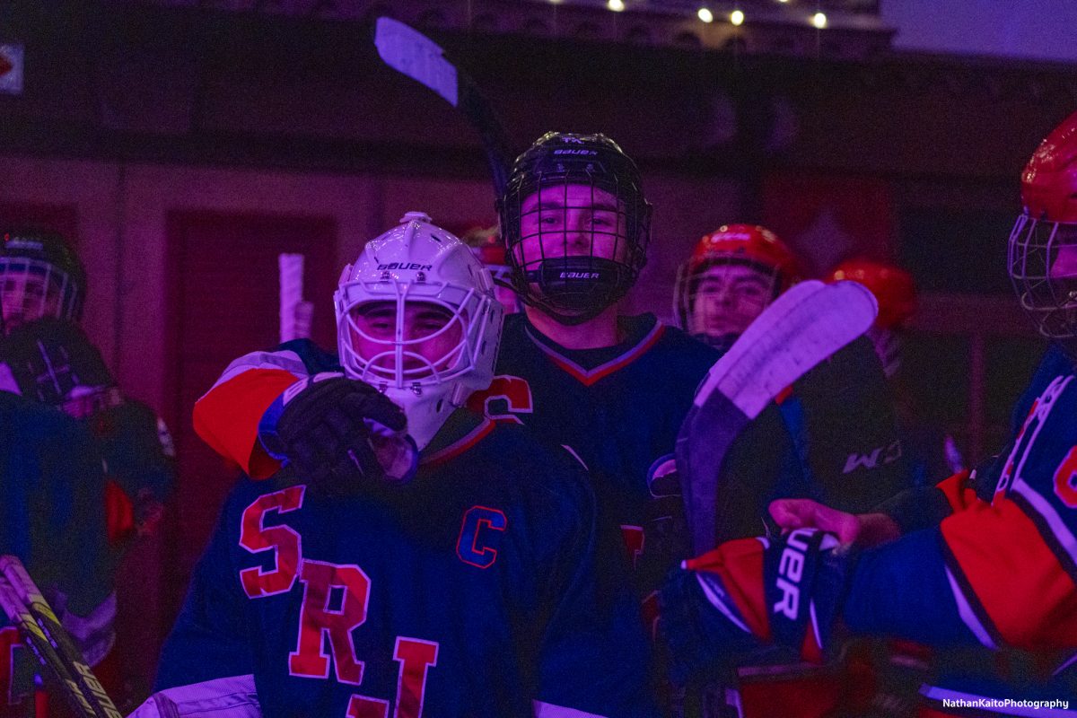 The Polar Bears are in high spirits as they prepare to walk onto the ice to warmup before their second game against Fresno on Saturday, Feb. 1, 2025.