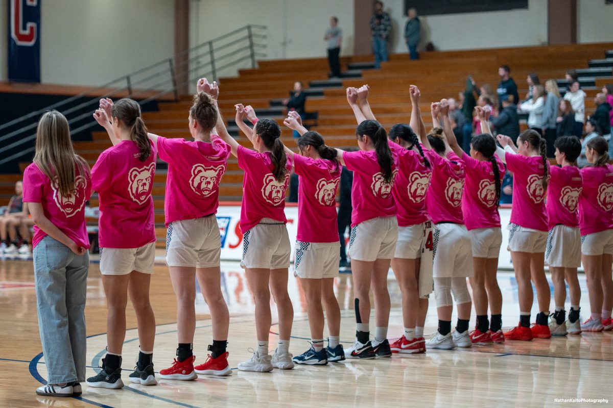 The game against Cosumnes River on Friday, Feb. 7, was the Bear Cubs’ first-ever, Play4Kay pink game, where all proceeds from the ticket sales for the contest will be donated to the Kay Yow Foundation.